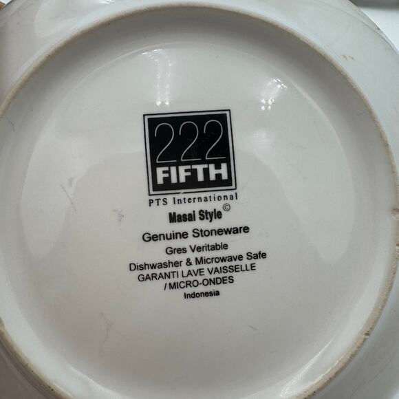 222 Fifth Soup Bowls in Animal Print Set of 4 - Picture 4 of 7